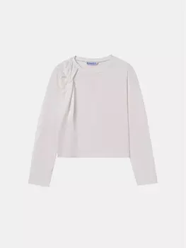 Блузка стандартного кроя Mayoral, экрю