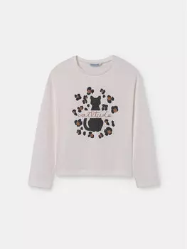 Блузка стандартного кроя Mayoral, экрю