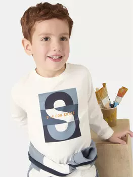 Блузка стандартного кроя Mayoral, экрю