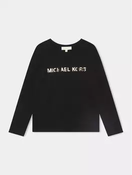 Блузка стандартного кроя Michael Kors, черный