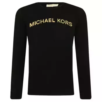 Блузка стандартного кроя Michael Kors, черный
