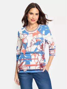 Блузка стандартного кроя Olsen, мультиколор