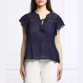 Блузка стандартного кроя Pepe Jeans London, синий