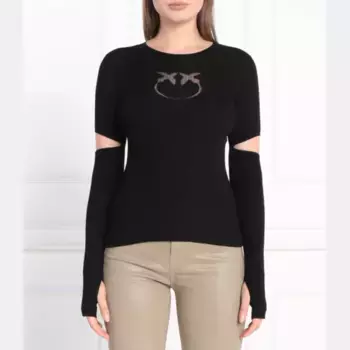 Блузка стандартного кроя Pinko, черный