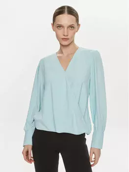 Блузка стандартного кроя Rinascimento, синий