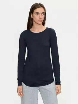 Блузка стандартного кроя Sisley, синий