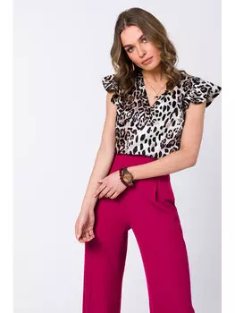 Блузка стандартного кроя Stylove, бежевый