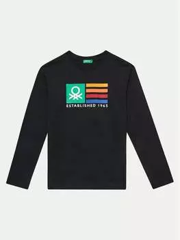 Блузка стандартного кроя United Colors Of Benetton, черный