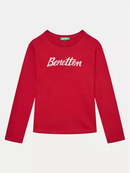Блузка стандартного кроя United Colors Of Benetton, красный