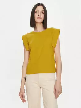 Блузка стандартного кроя United Colors Of Benetton, желтый
