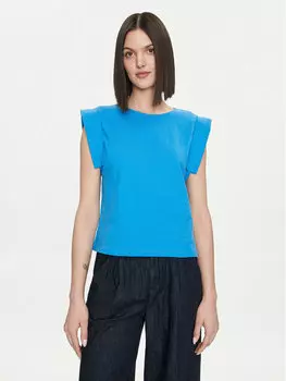 Блузка стандартного кроя United Colors Of Benetton, синий