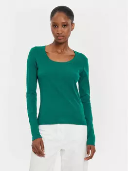Блузка стандартного кроя United Colors Of Benetton, зеленый