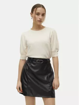 Блузка стандартного кроя Vero Moda, бежевый