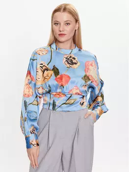 Блузка стандартного кроя Vero Moda, синий