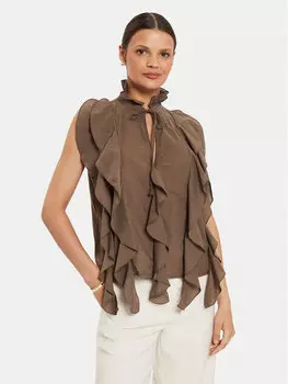 Блузка стандартного кроя Vicolo, хаки