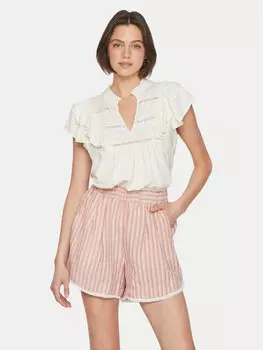 Блузка стандартного кроя Vila, белый