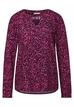 Блузка STREET ONE Blouse, цвет pink/black