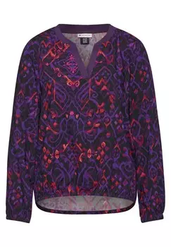 Блузка STREET ONE Blouse, цвет plum