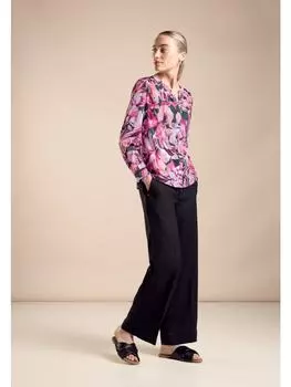 Блузка Street One, цвет bluse mit flower print' pink
