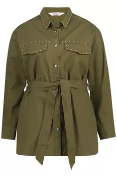 Блузка Studio Untold, оливковый