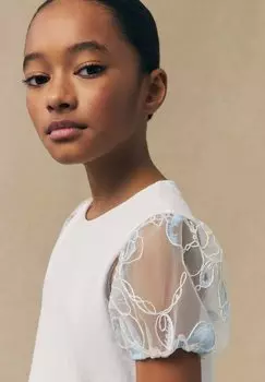 Блузка SUSI Mango Kids, цвет blanc cass