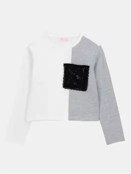 Блузка свободного кроя DFP5054YF Original Marines, белый