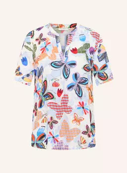 Блузка свободного кроя Eterna, голубой