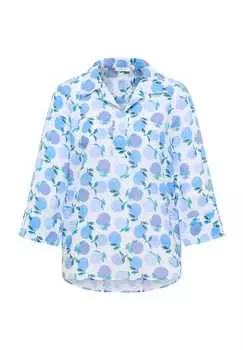 Блузка свободного кроя Eterna, синий