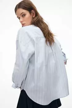 Блузка свободного кроя из хлопка H&M, мультиколор