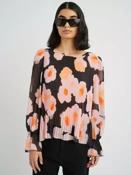 Блузка свободного кроя с длинными рукавами InWear Desdra, розовый поэтический цветок