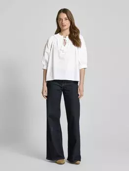 Блузка свободного кроя с рукавами длиной 3/4 «Алви» LOLLYS LAUNDRY, белый