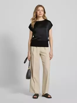 Блузка свободного кроя с рукавами-крылышками Zero, черный