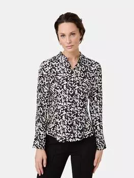 Блузка TAIFUN, черный/белый