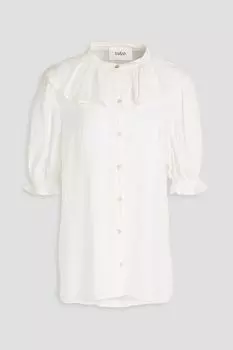 Блузка Tamaris из хлопковой вуали с оборками BA&SH, слоновая кость