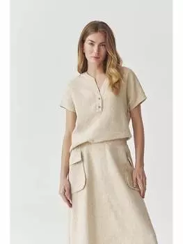 Блузка TATUUM, бежевый