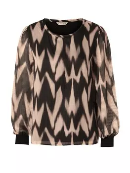 Блузка Tatuum KOBO, бежевый/черный