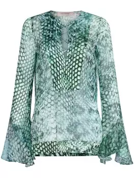 Блузка Thea Silvia Tcherassi, зеленый