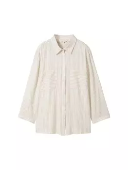 Блузка TOM TAILOR, бежевый