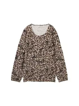 Блузка TOM TAILOR Blouse, светло-коричневый