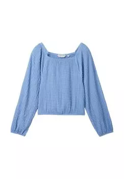 Блузка TOM TAILOR, цвет sicilian blue