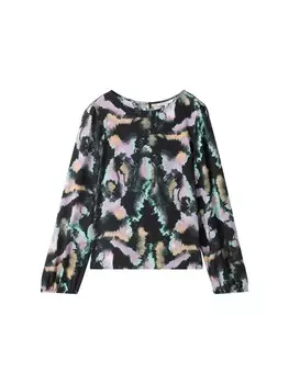 Блузка TOM TAILOR DENIM Blouse, разноцветный