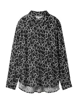 Блузка TOM TAILOR DENIM, черный