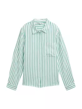 Блузка TOM TAILOR DENIM, изумрудный