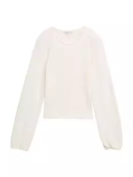 Блузка TOM TAILOR DENIM, кремовый