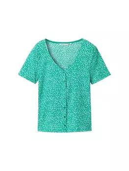 Блузка TOM TAILOR DENIM, зеленый