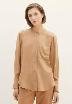 Блузка TOM TAILOR IN OPTIK, цвет blush mahogany melange