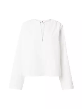 Блузка TOMMY HILFIGER Blouse, кремовый