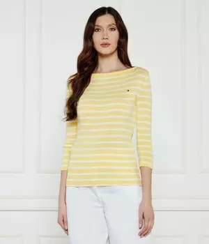 Блузка Tommy Hilfiger New Cody Slim Fit, желтый
