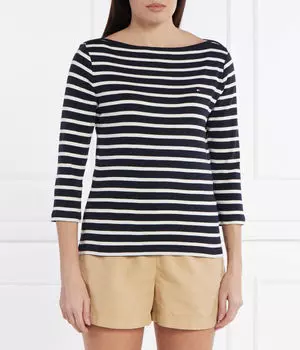Блузка Tommy Hilfiger New Cody Slim Fit, синий