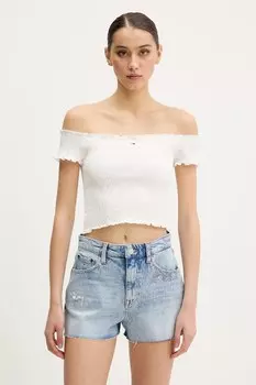 Блузка Tommy Jeans, белый